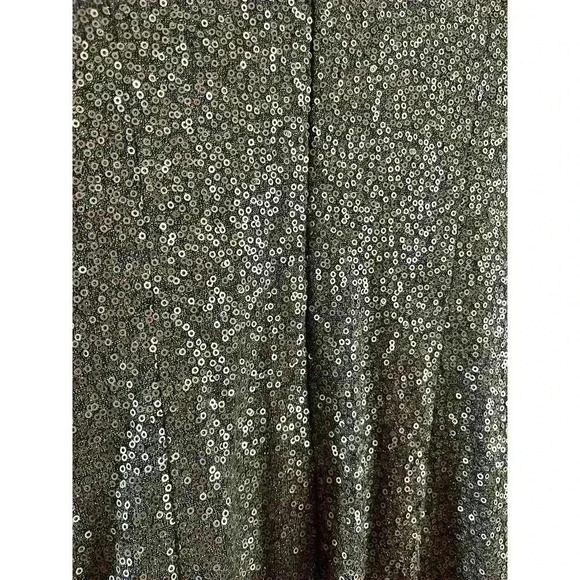 Aidan Mattox Women’s Dress Cocktail Sequin Gold Long Sleeve Size 0 - Picture 6 of 6